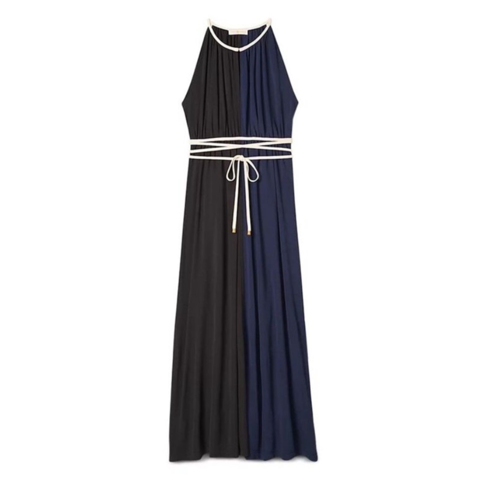 Tory Burch Colorblock Maxi Dress
